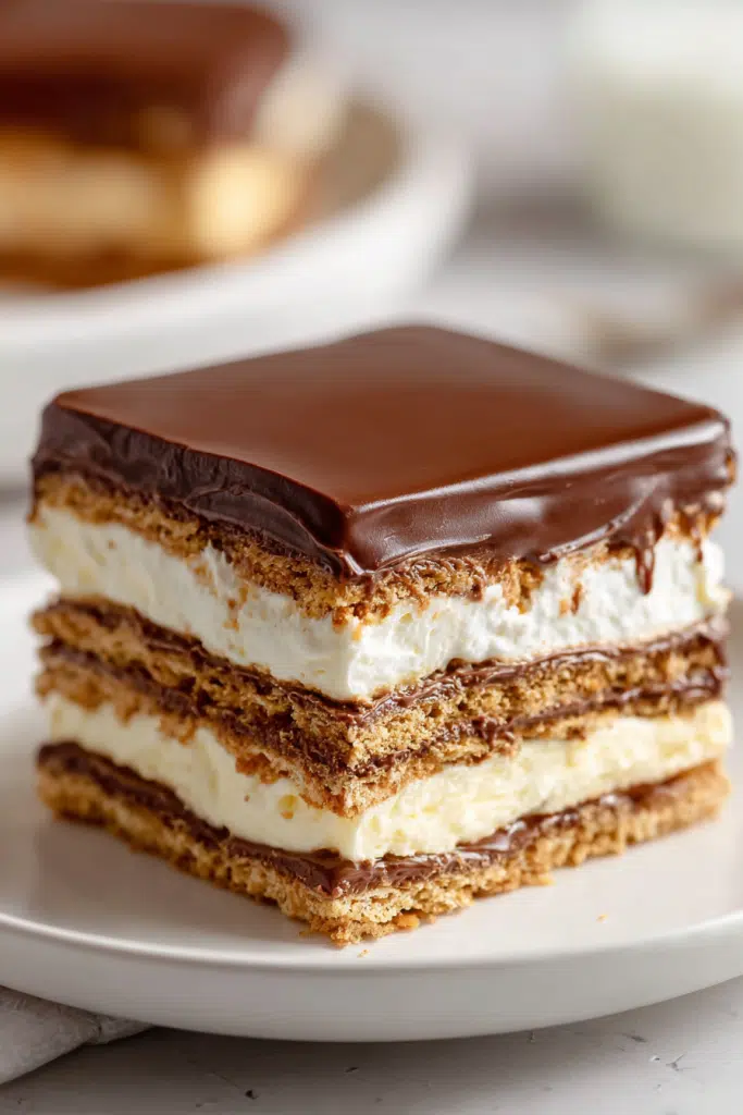 No-Bake Chocolate Eclair Cake