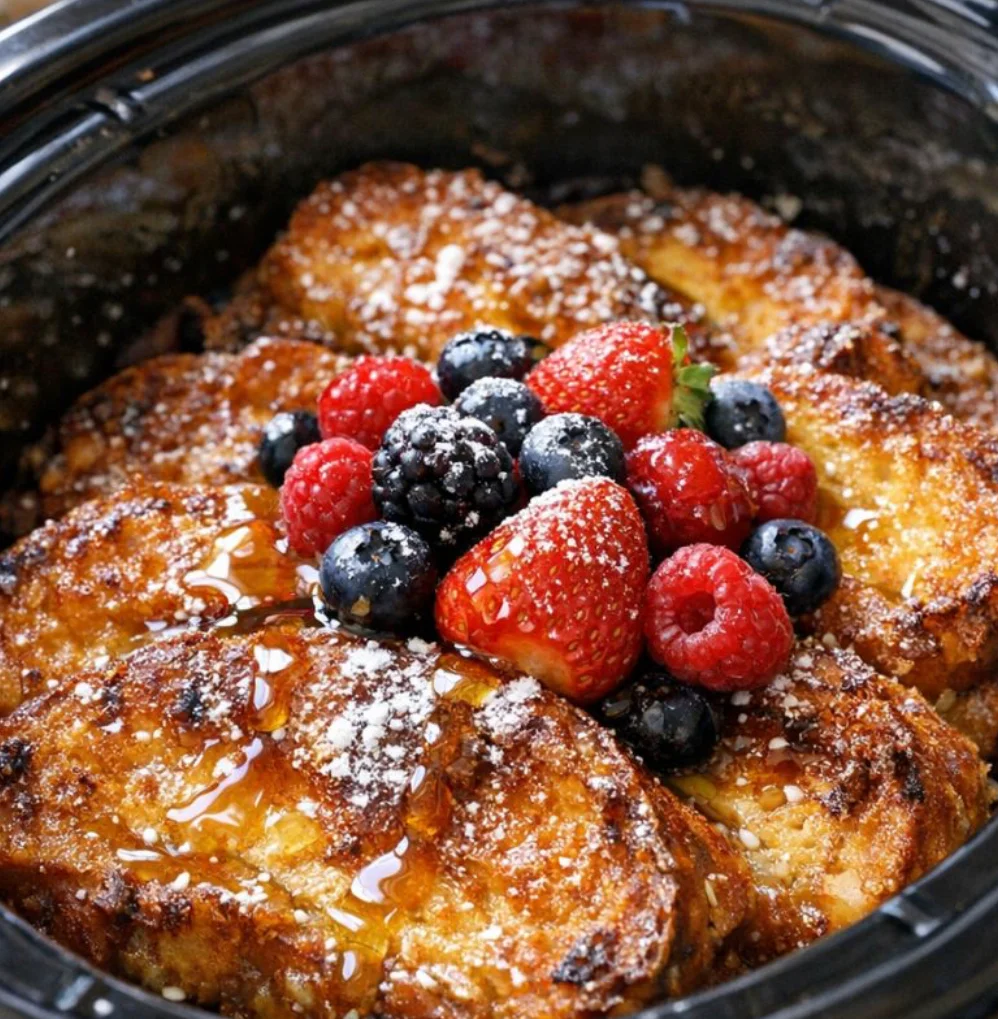 Slow Cooker Crème Brûlée Brioche French Toast: The Most Luxurious Breakfast You’ll Ever Make