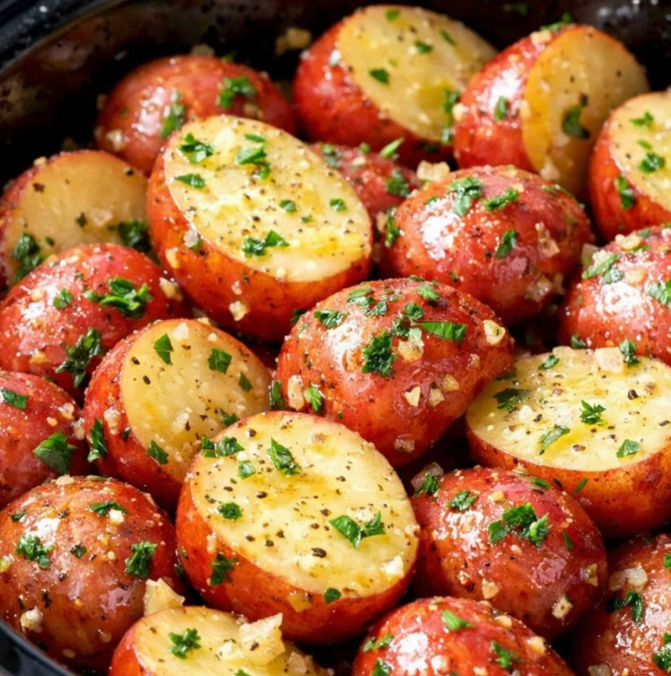 5-Ingredient Slow Cooker Summer Red Potatoes: The Easiest Side Dish of the Season