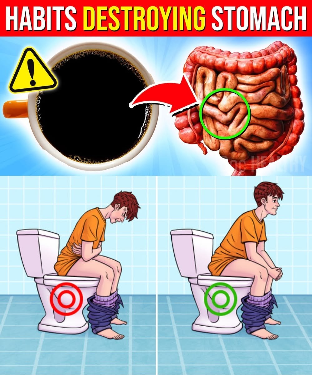 9 Bad Daily Habits That Are Destroying Your Stomach!