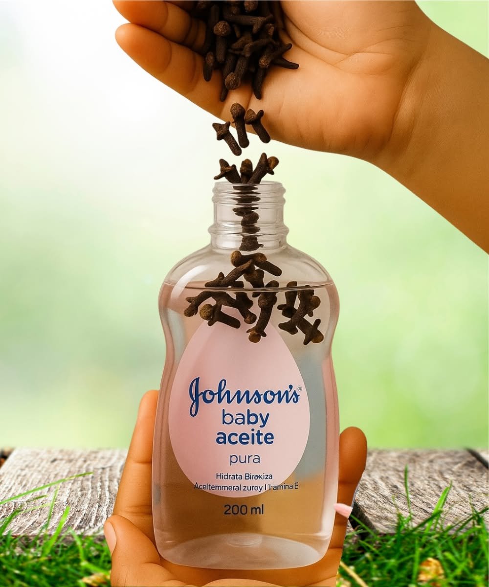 🌟 The Secret Blend: Baby Oil and Cloves – A Simple Ritual to Soothe Body and Mind