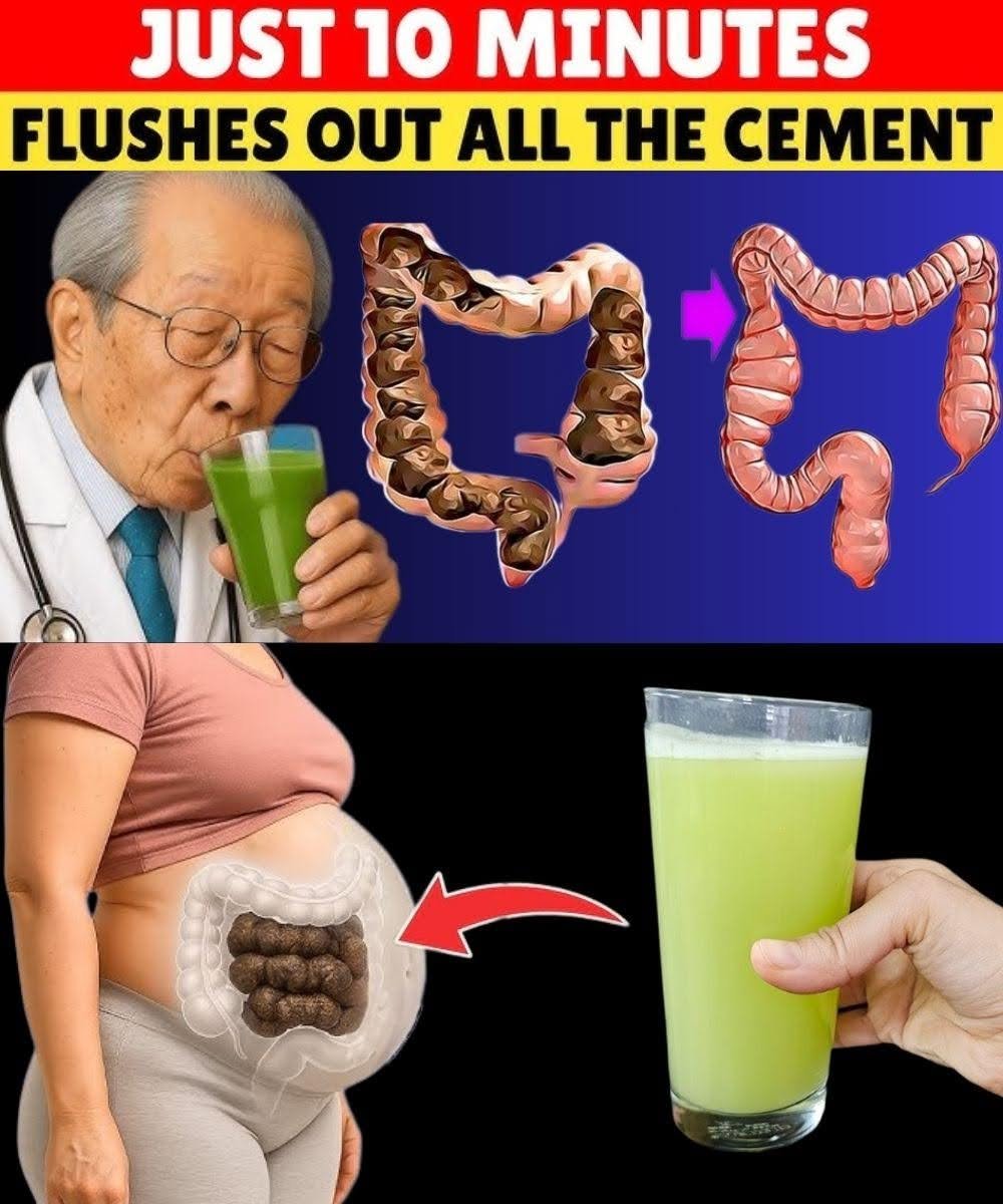 Japan’s Oldest Doctor Reveals: Drink Just 1 Glass and CLEANSE Your Entire Colon in 10 Minutes!