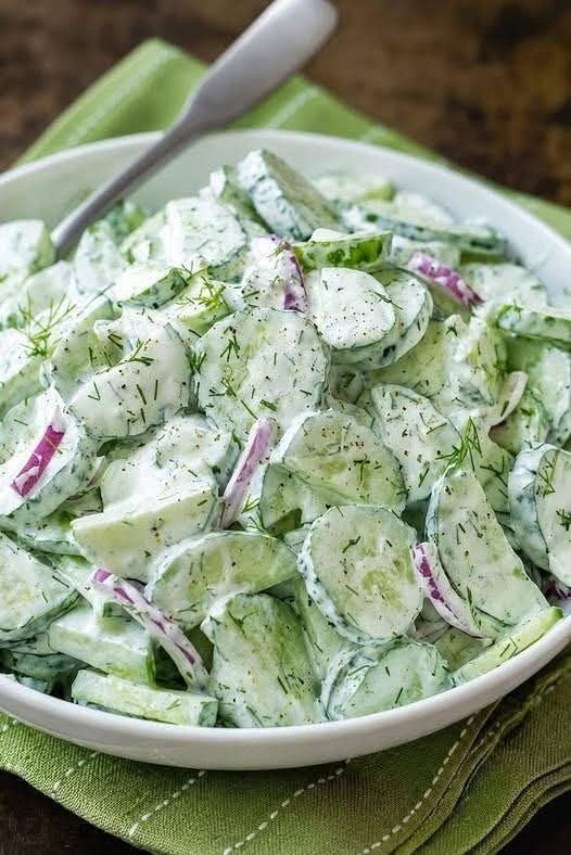 Creamy Cucumber Salad