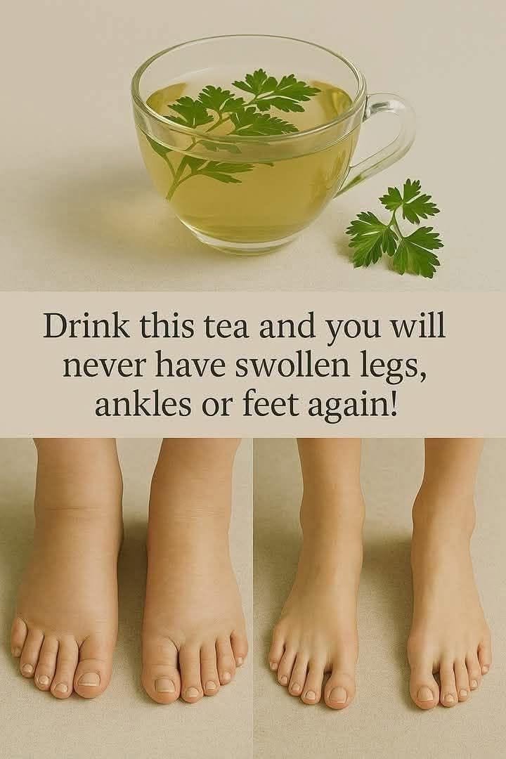 The Power of Parsley Tea: Natural Support for Swollen Legs, Ankles, and Feet